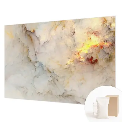 Dekorative Wand-Fototapete mit farbenfroher Landschaft