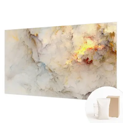 Dekorative Wand-Fototapete mit farbenfroher Landschaft