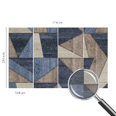 Fototapete fürs Wohnzimmer Geometrische Muster