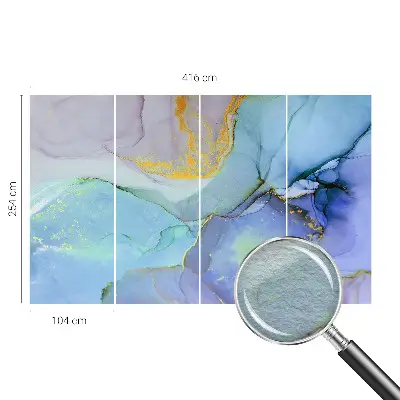 Vlies-Fototapete mit Aquarellformen