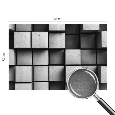 Wandtapete Geometrische Würfel