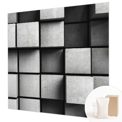 Wandtapete Geometrische Würfel