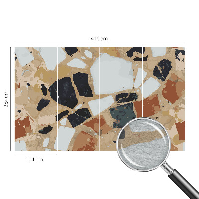 Fototapete fürs Schlafzimmer Rustikale Steine