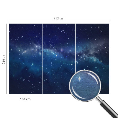 Motivtapete aus Vlies mit dem Motiv 'Sternennacht'