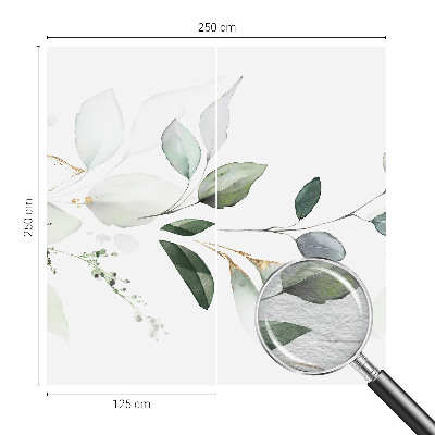 Vlies-Fototapete nach Maß Grüne Blätter