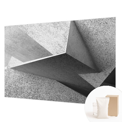 Vlies-Fototapete fürs Wohnzimmer mit geometrischen Strukturen