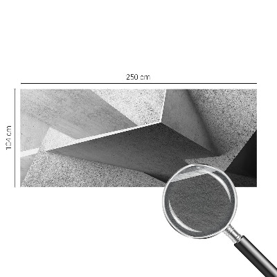 Vlies-Fototapete fürs Wohnzimmer mit geometrischen Strukturen