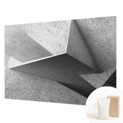 Vlies-Fototapete fürs Wohnzimmer mit geometrischen Strukturen