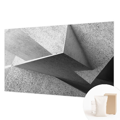 Vlies-Fototapete fürs Wohnzimmer mit geometrischen Strukturen