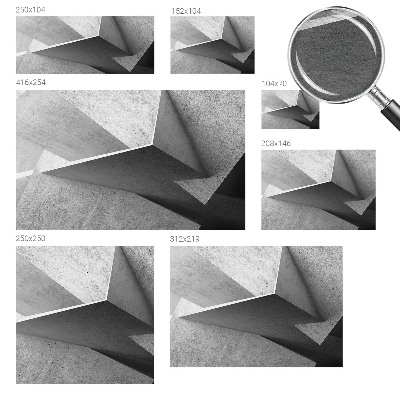 Vlies-Fototapete fürs Wohnzimmer mit geometrischen Strukturen