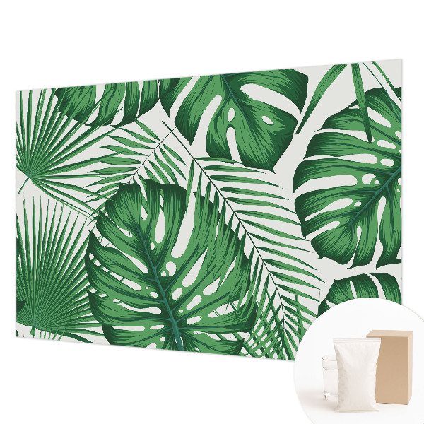 Vlies-Fototapete fürs Kinderzimmer Tropische Blätter