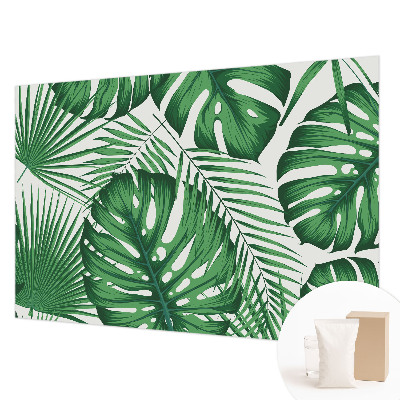 Vlies-Fototapete fürs Kinderzimmer Tropische Blätter