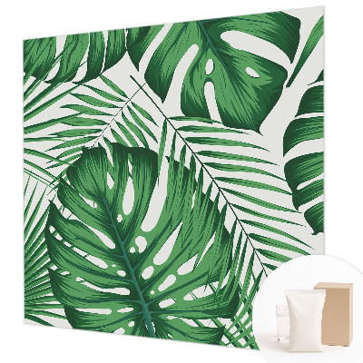 Vlies-Fototapete fürs Kinderzimmer Tropische Blätter