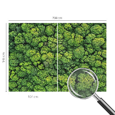 Moderne Vlies-Fototapete Waldpanorama