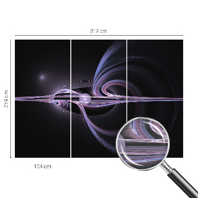 Bedruckte Vlies-Fototapete mit einem Motiv in kosmischer Abstraktion