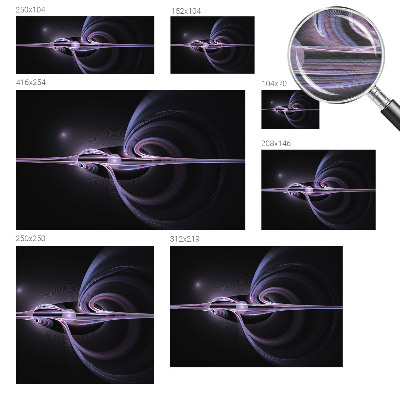 Bedruckte Vlies-Fototapete mit einem Motiv in kosmischer Abstraktion
