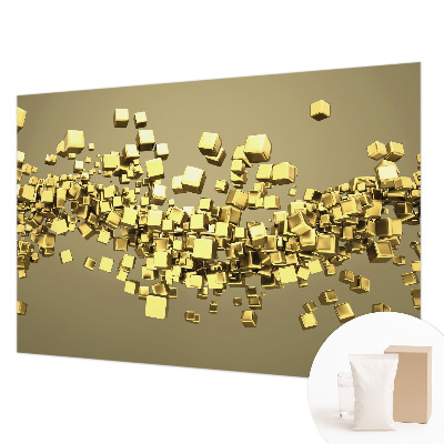 Wand-Fototapete mit kreativem Würfelmotiv