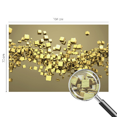 Wand-Fototapete mit kreativem Würfelmotiv