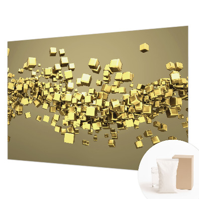 Wand-Fototapete mit kreativem Würfelmotiv