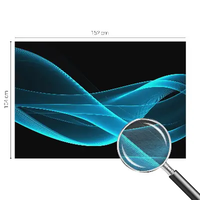 Dekorative Wand-Fototapete mit auffälligem Wellenmuster