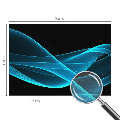 Dekorative Wand-Fototapete Auffällige Wellen