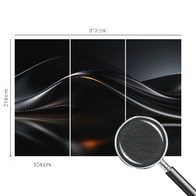 Bildtapete Metallische Wellen