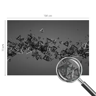 Fototapete nach Maß mit geometrischen abstrakten Formen