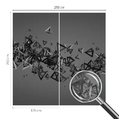 Fototapete nach Maß mit geometrischen abstrakten Formen