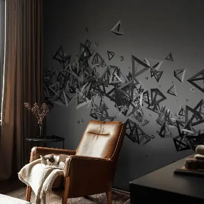 Fototapete nach Maß mit geometrischen abstrakten Formen
