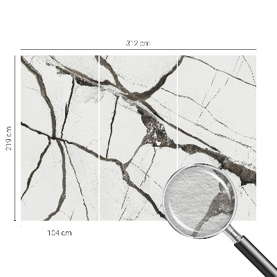 Fototapete mit Motiv von Marmorrissen