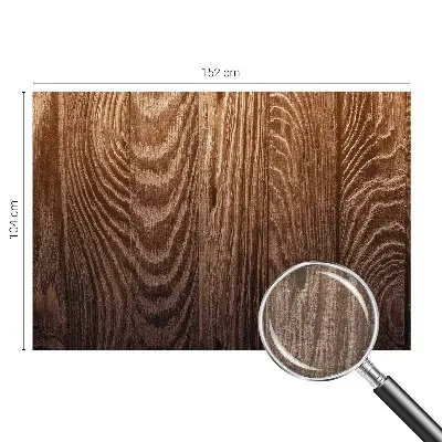Motivtapete aus Vlies mit Holzringen