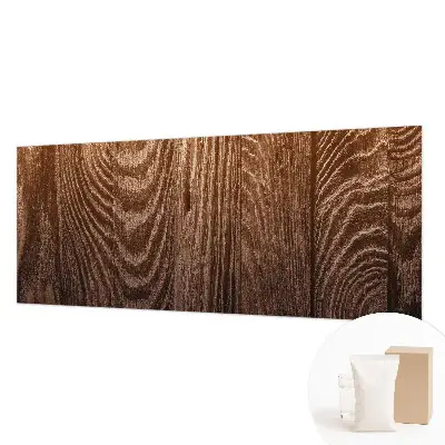 Motivtapete aus Vlies mit Holzringen
