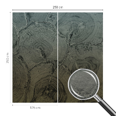 Vlies-Fototapete nach Maß Holzringe