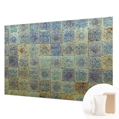 Vlies-Fototapete fürs Schlafzimmer Geometrische Fliesen