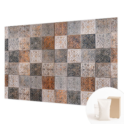 Vliestapete fürs Wohnzimmer Zierfliesen