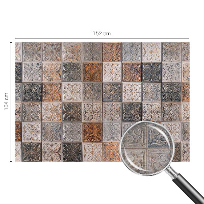 Vliestapete fürs Wohnzimmer Zierfliesen