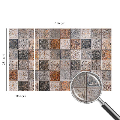 Vliestapete fürs Wohnzimmer Zierfliesen