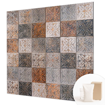 Vliestapete fürs Wohnzimmer Zierfliesen