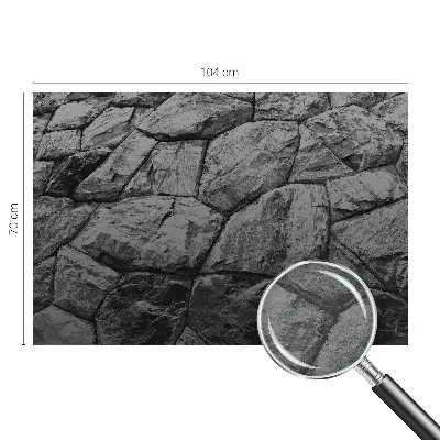 Bedruckte Vlies-Fototapete mit Steintexturen