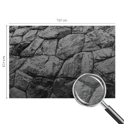Bedruckte Vlies-Fototapete mit Steintexturen