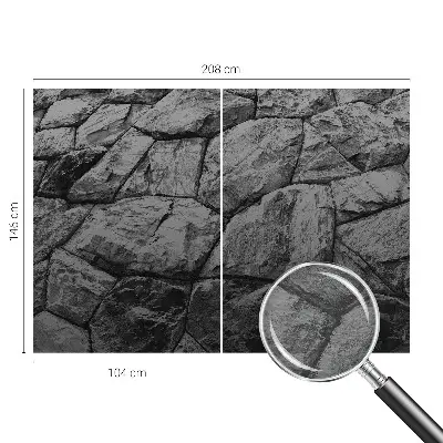 Bedruckte Vlies-Fototapete mit Steintexturen