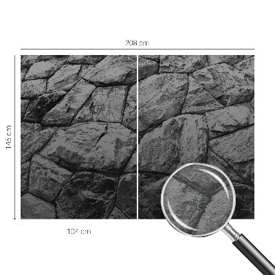 Bedruckte Vlies-Fototapete Steintexturen