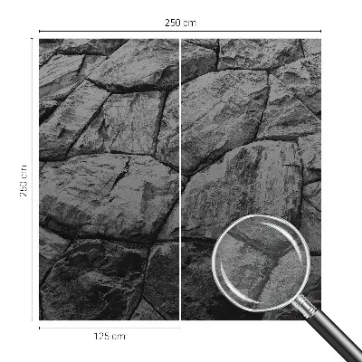 Bedruckte Vlies-Fototapete mit Steintexturen
