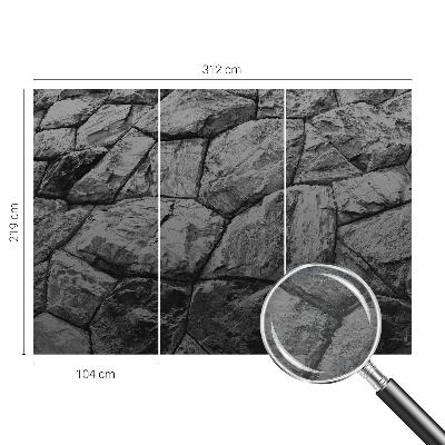 Bedruckte Vlies-Fototapete Steintexturen