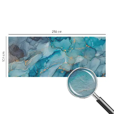 Bildtapete mit abstraktem blauem Motiv
