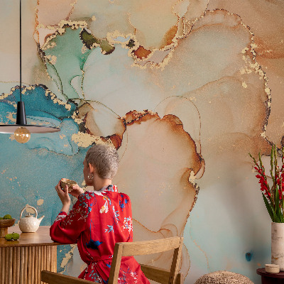 Wand-Fototapete Farbenfrohe abstrakte