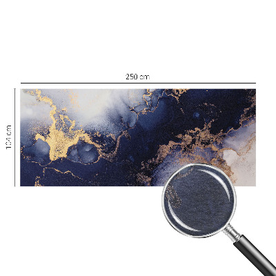 Dekorative Wand-Fototapete Marineblaue Wellen