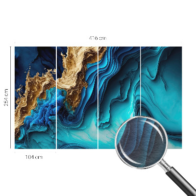 Fototapete fürs Wohnzimmer Energiewellen