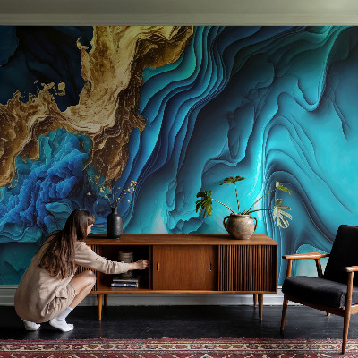 Fototapete fürs Wohnzimmer Energiewellen