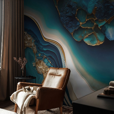 Fototapete fürs Schlafzimmer Farbenfrohe Abstraktion